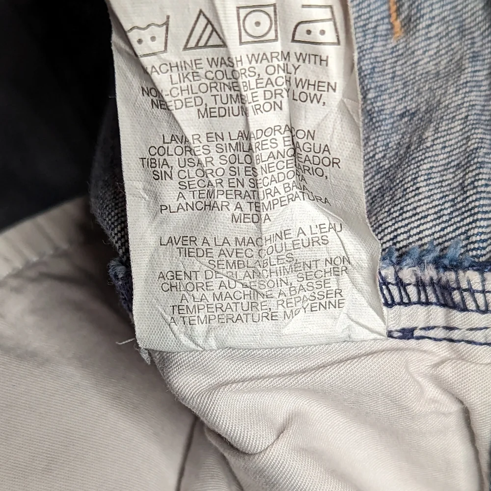 Aura Jeans By Women of Wrangler Women's Sz 10P Blue Zip Fly Short Rise Pants - Picture 10 of 16